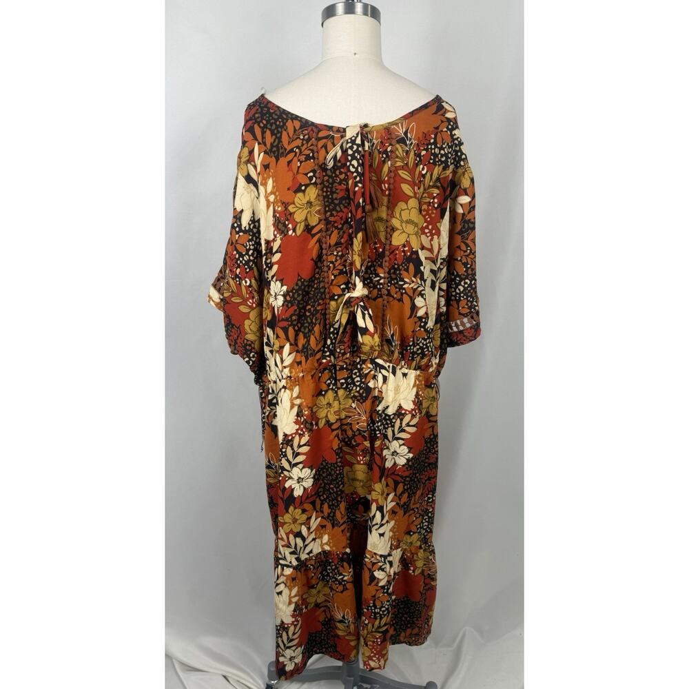 Harlow and Rose Festive Autumn Fall Bold Celebration Dress Size 3x Maximalist - Picture 2 of 8